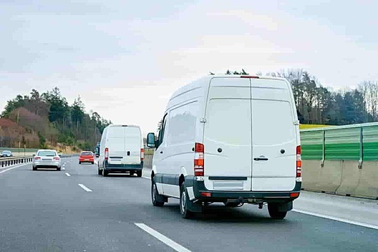 Delivery van showcasing NSJ Wholesale as a nationwide delivery service across South Africa